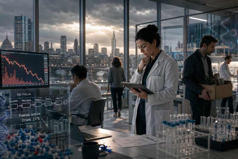 A Biotech Reckoning: Layoffs, Shifting Capital, and the Uncertain Future of a Once-Soaring Industry